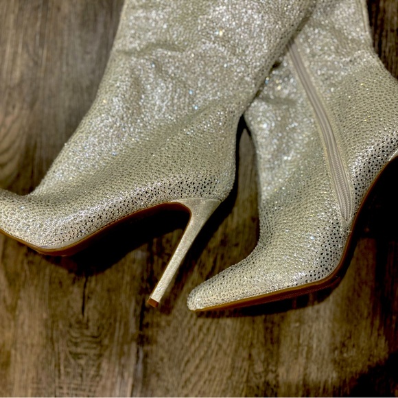 INC Rhinestone Boots - Picture 7 of 8